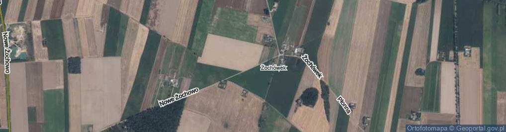 Zdjęcie satelitarne Żochówek ul.